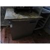 Image 1 : True Worktop Cooler (Sand Prep) w/Marble Top (Cond Unknown)