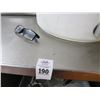 Image 2 : S/S 4' Table w/Baksplash, #10 Can Opener & Cabinet Stg.