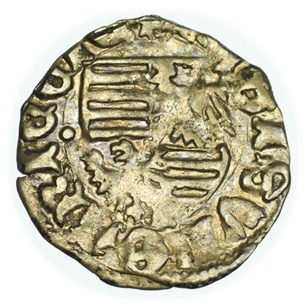 KINGDOM of HUNGARY. 1387 - 147 AD Sigismud I AR Denar