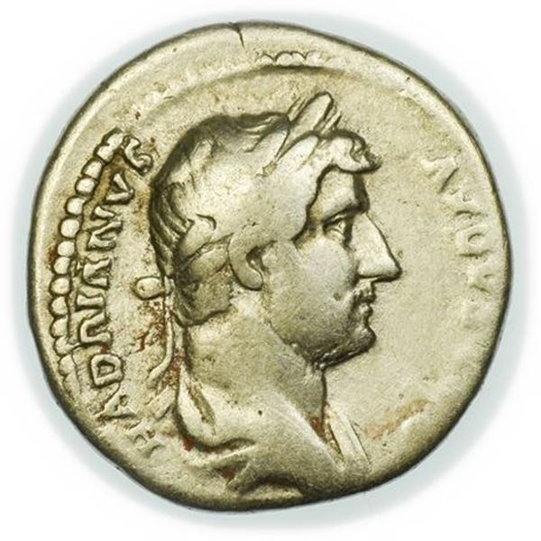 ROMAN EMPIRE. Hadrian AD 117 - 138 AR Denarius 'Galley'
