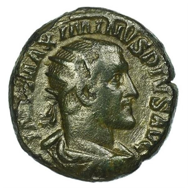 ROMAN EMPIRE. 235- 238 AD Maximinius Thrax AE Dupondius