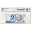 Image 1 : BRAZIL. P#249-B ND(2001-) Two Reais CGA OPQ MS-68