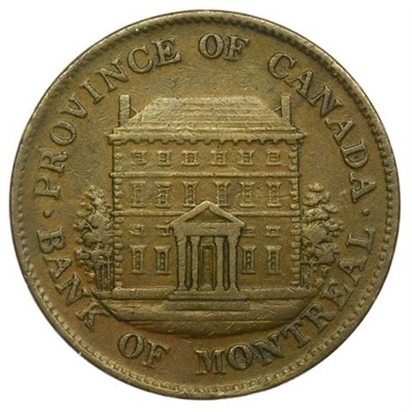 CANADA. KM#TN18 1844 Half Penny