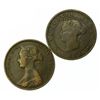 Image 1 : Group of 2 CANADA, Nova Scotia. 1861 and 1871 Cents