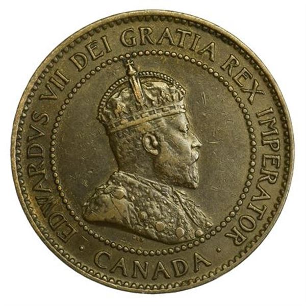 CANADA. KM#8 1907-H Cent