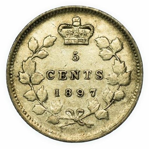 CANADA. KM#2 1897 Five Cents