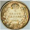 Image 2 : CANADA. KM#13 1908 Five Cents