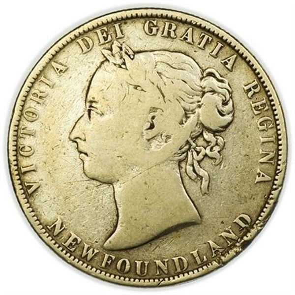 CANADA, New Foundland. KM#6 1900 50 Cents