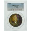 Image 2 : CANADA. 1973 Dollar PCGS SP-67 R.C.M.P. - Rainbow Toned