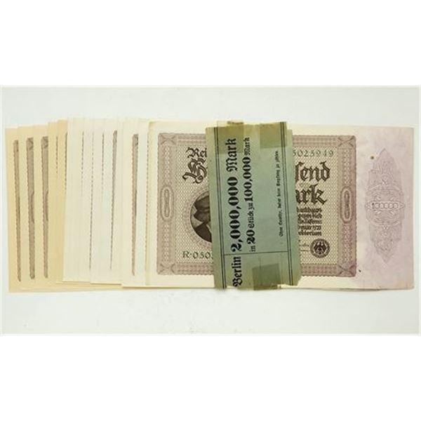 Pack of 16 GERMANY. P#83 1923 100,00 Mark