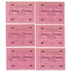 Image 1 : Group of 6 NOTGELD: GERMANY, Todtnau. 1923 50 Pfennig
