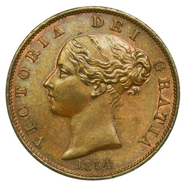 GREAT BRITAIN, Hanover. 1854 CU Halfpenny