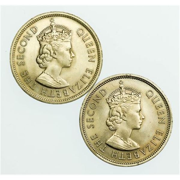 Group of 2 HONG KONG. 1970 and 1972 Dollars
