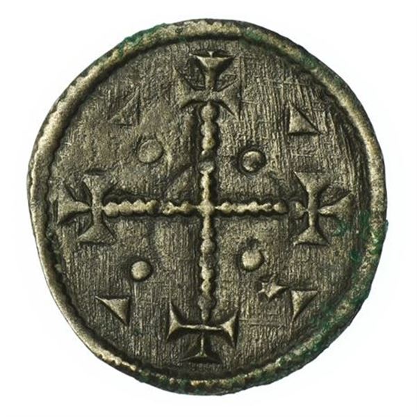 HUNGARY. Ca 1200 AD Anonymous AR Dinar