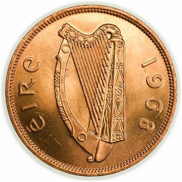 IRELAND. KM#11 1968 Penny