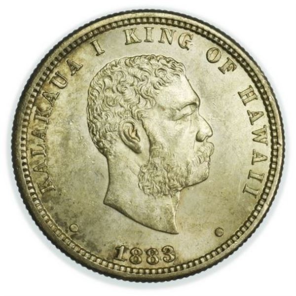 KINGDOM of HAWAII. 1883 Quarter