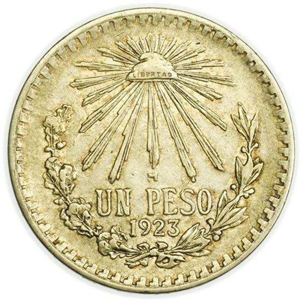 MEXICO, Eum. KM#455 1923 Peso