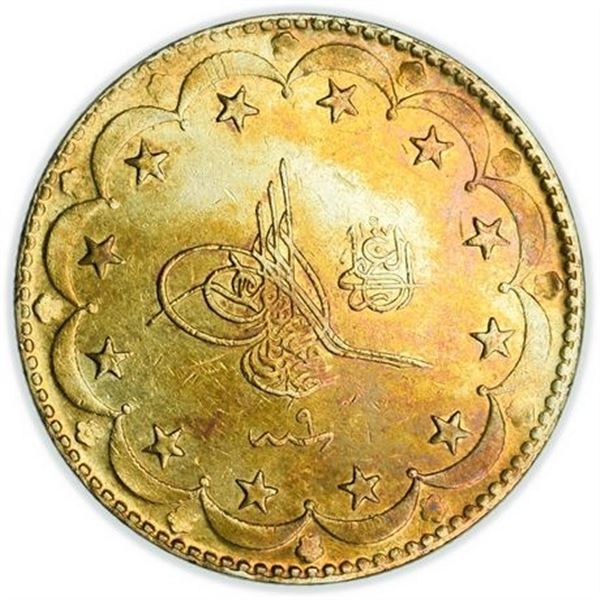 TURKEY. KM#70 AH 1327//9 20 Kurush