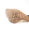 Image 4 : Fendi Beige Vintage Monogram Zucchino Black Leather Shoulder Bag