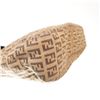 Image 5 : Fendi Beige Vintage Monogram Zucchino Black Leather Shoulder Bag