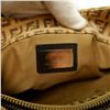 Image 8 : Fendi Beige Vintage Monogram Zucchino Black Leather Shoulder Bag