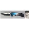 Image 1 : MTech Folder with Carbon Fibre handle 3 1/2" blade. New