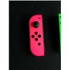 Image 2 : PAIR OF PINK/GREEN NINTENDO JOYCONS - RETAIL $100