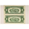 Image 2 : 1953-A & 1953-B $2 RED SEAL US NOTES CRISP