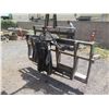 Image 2 : (Maui) Mast Forklift Attachment for 10k/12k Reach Forklift (Needs Repair, Bent 