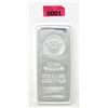 Image 1 : 100 Oz. .9999 Silver Royal Canadian Mint Bar