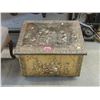 Image 1 : Brass Firewood Box - 21" x 17" x 16"