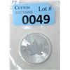 Image 1 : 1 Oz .9999 Silver 2014 Canadian Maple Leaf Coin