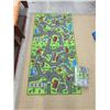 Image 1 : 4 New Playroom Mats for Toy Cars -100 x 200 cm