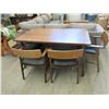 Image 1 : Dining Table with 4 Chairs - Store Return