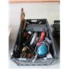 Image 1 : Crate of Wood Saws and Electric Tools