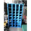 Image 1 : Metal Pigeon Hole Cabinet - 12" x 19" x 34" tall