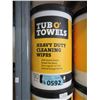 Image 1 : 6 Tub O' Towels Heavy Duty Wipes - 90 per tub