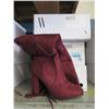 Image 1 : 3 Pairs of Ladies Burgundy Thigh High Heeled Boots