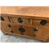 Image 8 : Asian Console Table w/ 3 Drawers & Bottom Cabinet 73" W x 18 1/2" D x 34" H