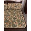 Image 8 : Oversized Carved Wooden Bed / Lounge 84 1/2" W x 64 1/4" D x  37 3/4" H