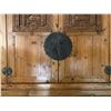 Image 8 : Large Asian Wooden Cabinet with Carved Detailing, 3 Drawers 61 1/4" W x 23" D x 72" H