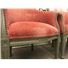Image 8 : Pair of Upholstered Chairs w/ Rounded Back, Coral Tone 27" W x 25" D x 31" H