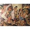 Image 8 : Very Large Framed Print of Iconic Hawaiian Luau Scene by Eugene Savage, 79" x 41"