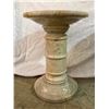 Image 2 : Polished Solid Natural Stone Pedestal 14" Dia, 20" Ht