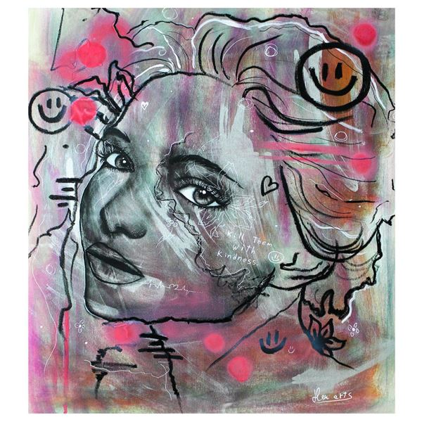 Hen Maman- Original Painting on Canvas "Amy"