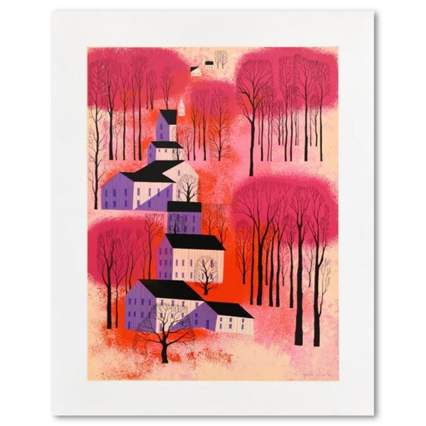 Eyvind Earle (1916-2000), "Autumn Sunset" Limited Edition Serigraph, Numbered and Hand Signed with L