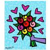 Image 1 : Britto, "Thank You" Hand Signed Limited Edition Giclee on Canvas; COA