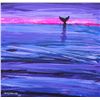 Image 2 : Wyland- Original Painting on Canvas "Streams of light in the sea"