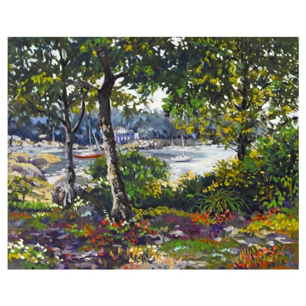 John Powell, "Enchanted Coast" Limited Edition Serigraph on Canvas, Numbered and Hand Signed with Le