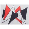 Image 2 : Alexander Calder- Lithograph "DLM141 - Triangles rouges"